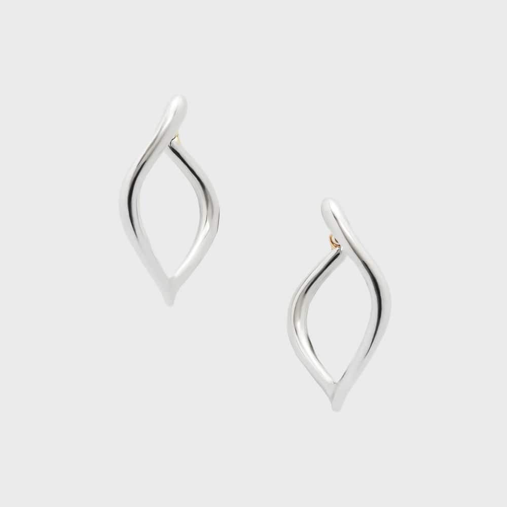 シルバー･K10フープピアス