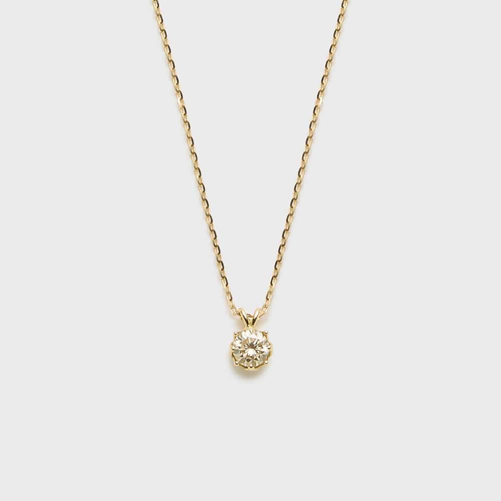 K18ダイヤモンドネックレス（0.15ct）